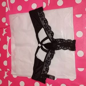 Victoria's Secret, very sexy, thong, extra small, Black